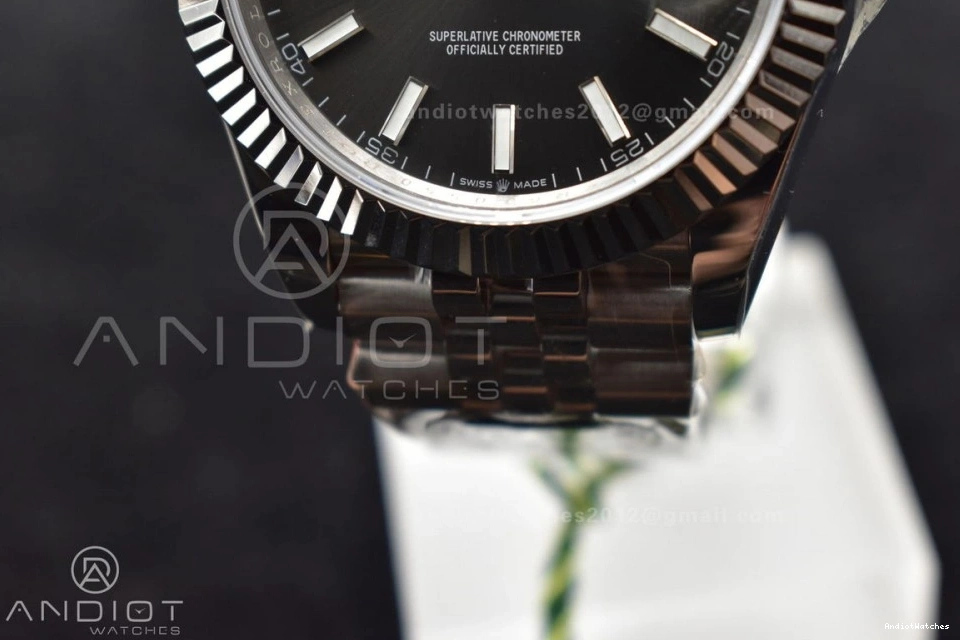 Jubilee Best 41 639 SA 904L Casual DIWF 1:1 126334 Stick Dial Steel Grey DateJust Edition on Bracelet 1113